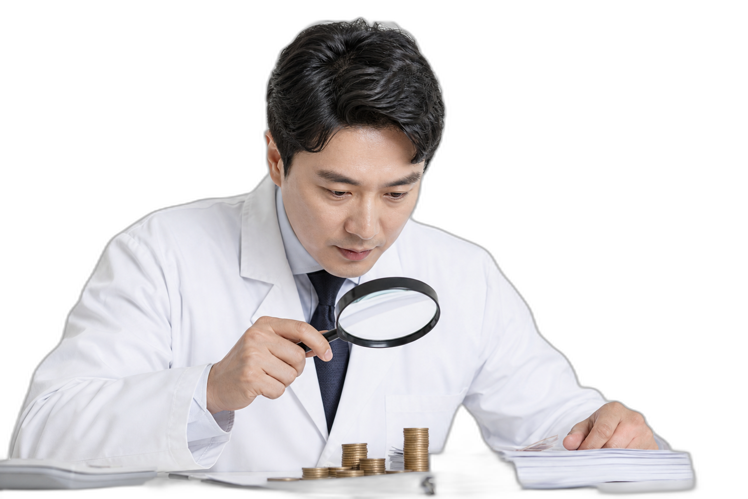 환급금을 찾는 연구원